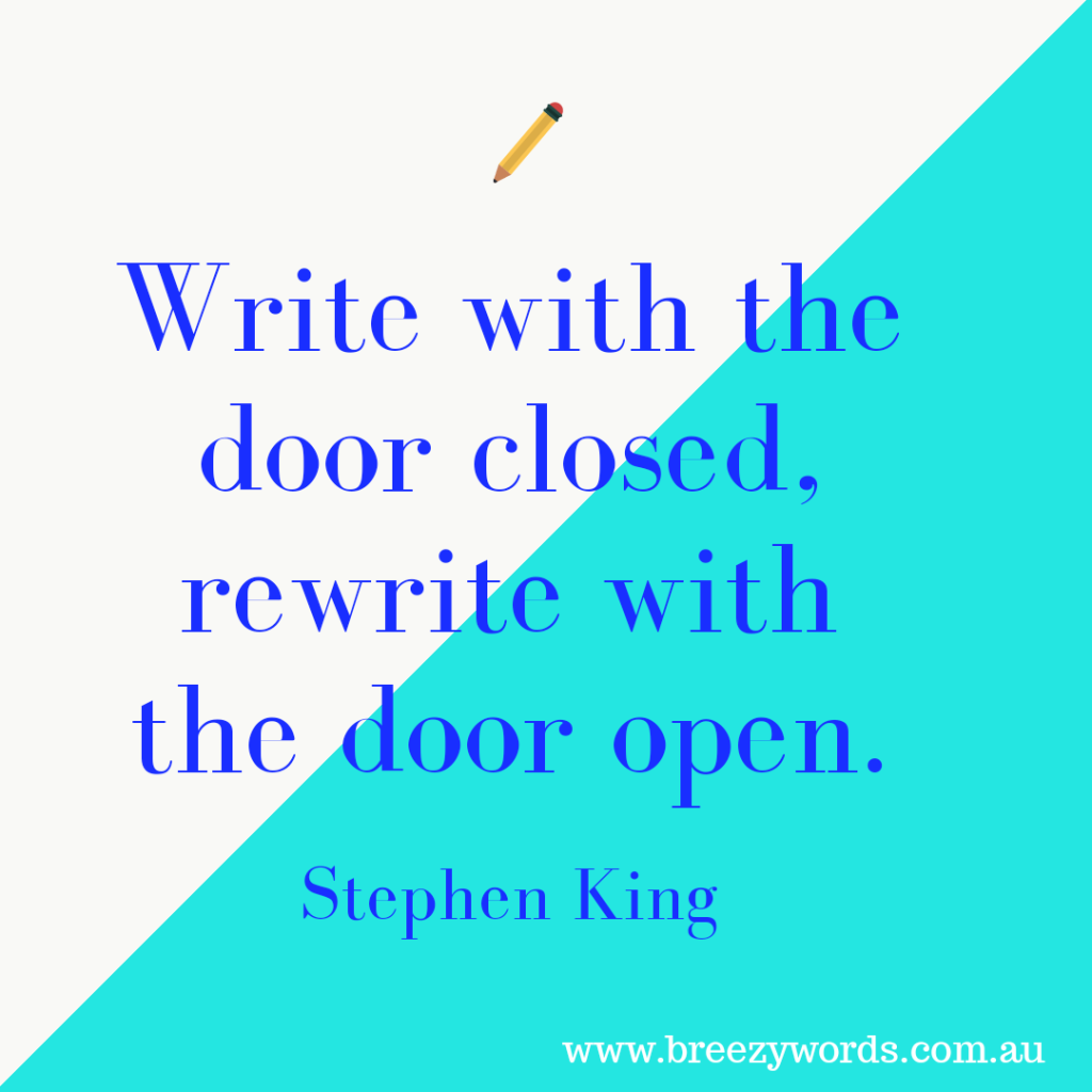 Stephen King writing tip from the book on writing