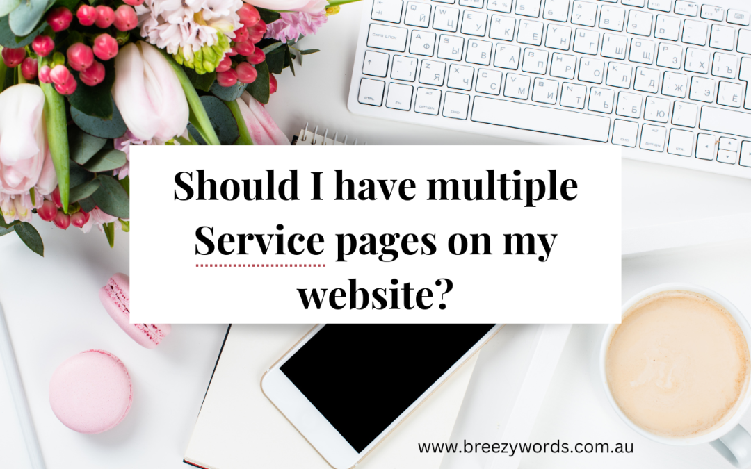 Should I have multiple service pages on my website?