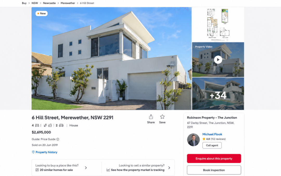 Real Estate Copywriting for Robinson Property