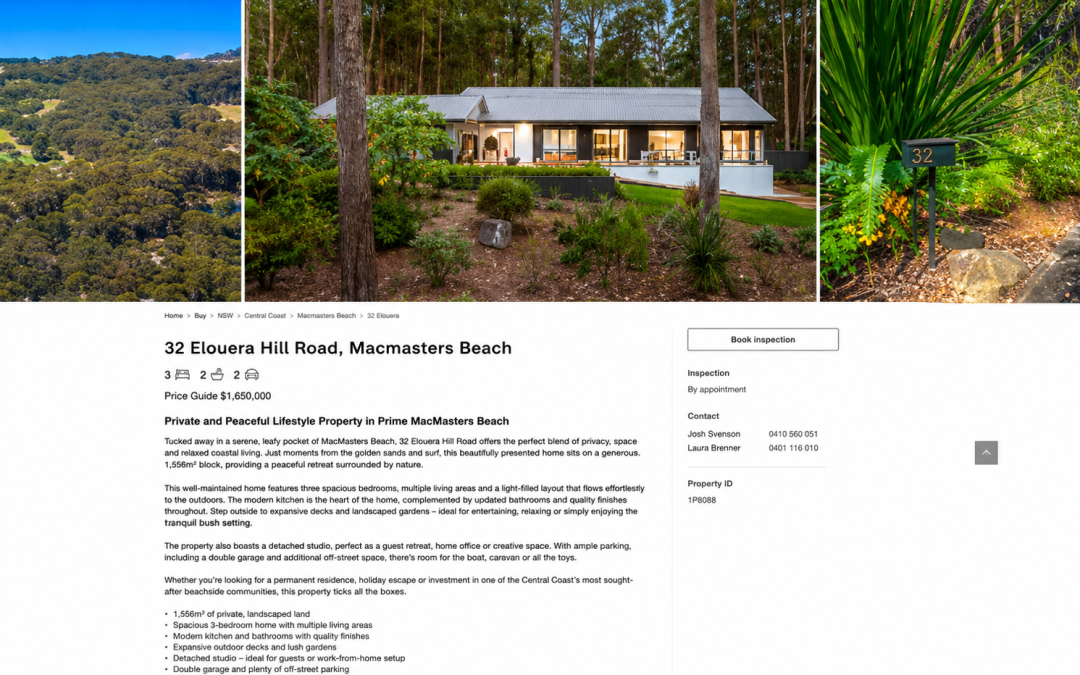 Real Estate Copywriting for Belle Property