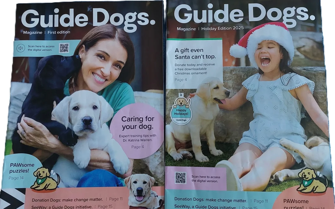 Content Writing and Editorial Support for Guide Dogs Magazine
