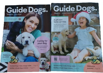Content Writing and Editorial Support for Guide Dogs Magazine