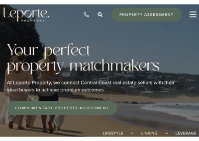 SEO Website Copywriting for Leporte Property