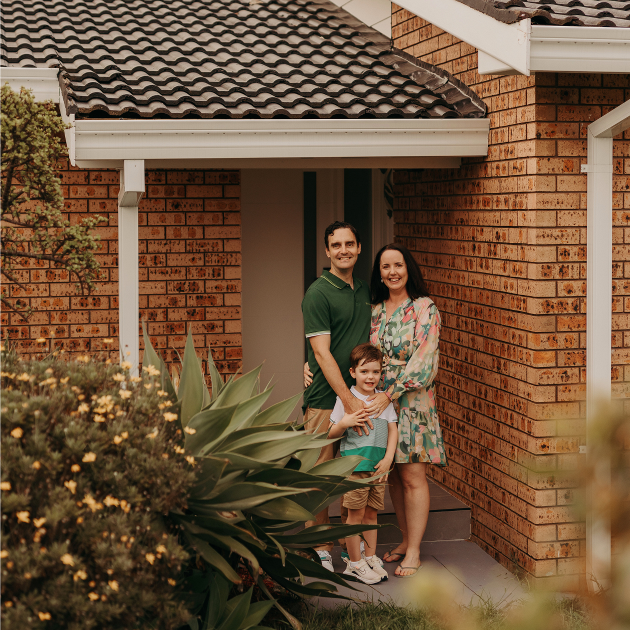 Jane Real Estate Copywriter in front of her home in Central Coast Sydney